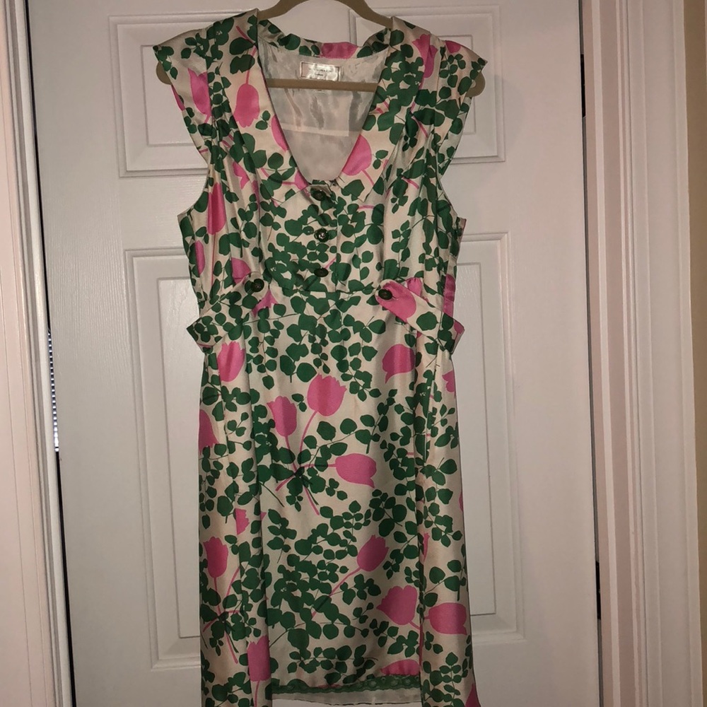 Floral Anthropologie dress